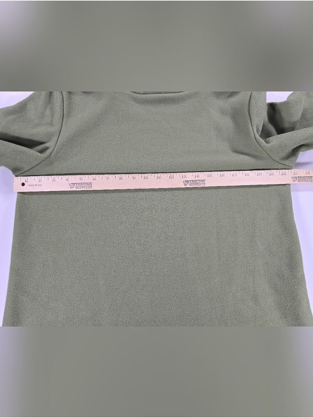 NEW Dudley Stephens Greenpoint Turtleneck Sweater Fleece Pullover Army Green XL - Picture 8 of 10